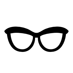 メガネの目無料アイコン