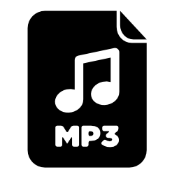 Mp3オーディオファイル無料アイコン