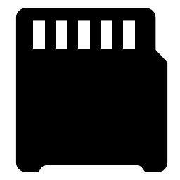 ストレージ・デバイスのカード無料アイコン