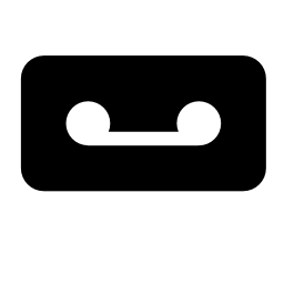 長方形の背景無料アイコンの電話シンボル