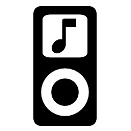 音符シンボル無料アイコンとアップルのiPod