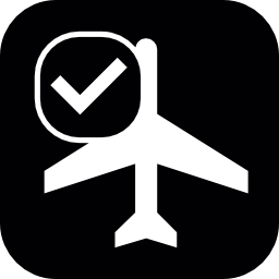 チェックマークアイコンは無料と商業機体シンボル