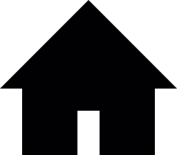 建物の形状黒の家無料アイコン