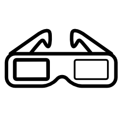 3d眼鏡シネマ無料アイコン
