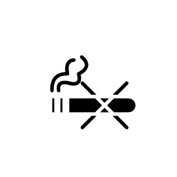 喫煙アウトライン記号なし無料アイコン