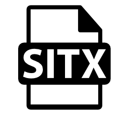 SITXファイル形式無料アイコン