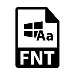 FNTファイル形式無料アイコン