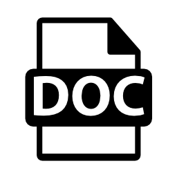 DOCファイル形式無料アイコン