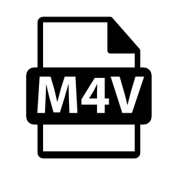 M4Vファイル形式無料アイコン