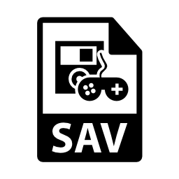 SAVファイル形式無料アイコン