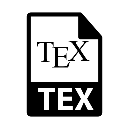 TEXファイル形式無料アイコン