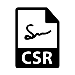 CSRファイル形式無料アイコン