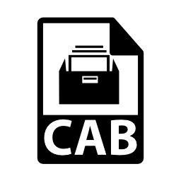 CABファイルのフォーマットの無料アイコン