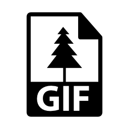 GIFファイル形式の無料アイコン
