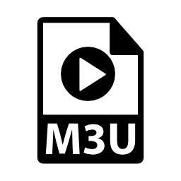 M3Uファイル形式無料アイコン