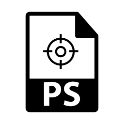 PSファイル形式の無料アイコン