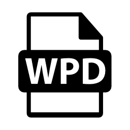 WPDファイル形式無料アイコン