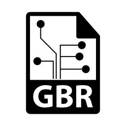 GBRファイル形式の拡張子無料アイコン