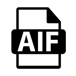 AIFファイルシンボル無料アイコン