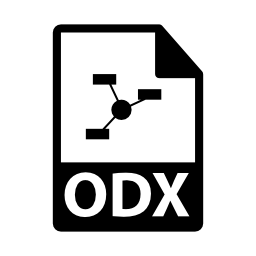 ODXファイル形式の拡張子無料アイコン