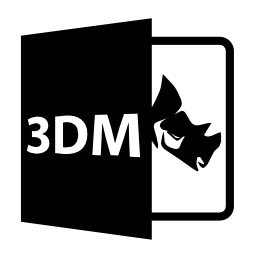 3DMファイル形式の拡張子無料アイコン