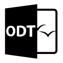 ODTは、バリアントの無料アイコンをファイルを開く