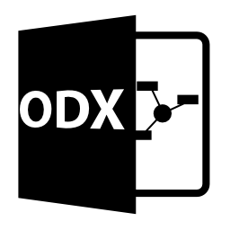 ODXファイルを開く形式無料アイコン