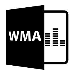 WMAファイルを開く形式無料アイコン