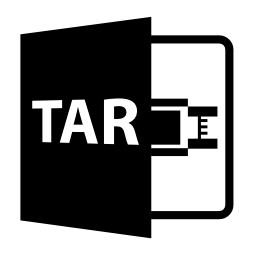 TARファイルを開く形式無料アイコン