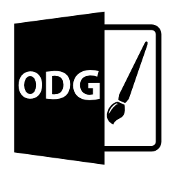 ODGファイルを開く形式無料アイコン
