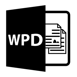 WPDファイルを開く形式無料アイコン
