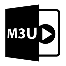 M3Uファイルを開く形式無料アイコン