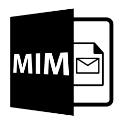 MIMファイルを開く形式無料アイコン