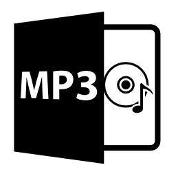 MP3ディスクと音楽注無料アイコン...