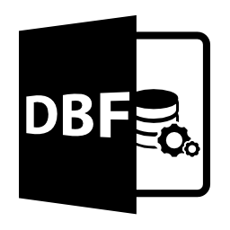 DBFファイルを開く形式無料アイコン