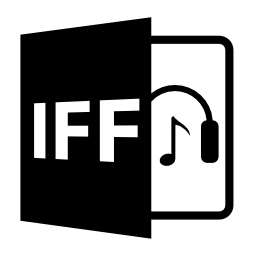 IFFファイルファイルを開く形式無料アイコン