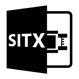 SITXファイルを開く形式無料アイコン