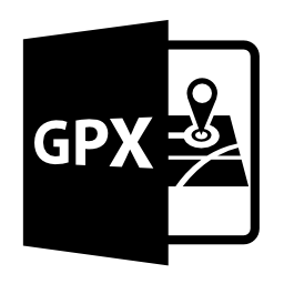 GPXファイルを開く形式無料アイコン