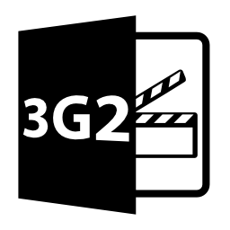 3G2ファイルを開く形式無料アイコン