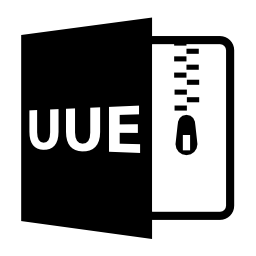 UUEオープンファイル形式無料アイコン