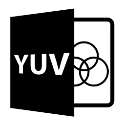 YUVファイルを開く形式無料アイコン