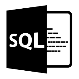SQLファイルを開く形式無料アイコン