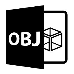 OBJファイルを開く形式無料アイコン