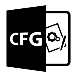 CFGファイルを開く形式無料アイコン