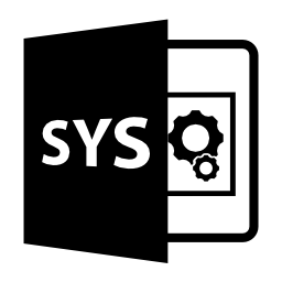 SYSファイル形式は、バリアント無料アイコン