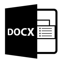 DOCXファイルバリアント無料アイコン
