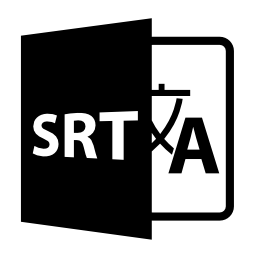 SRTファイル形式は、バリアント無料アイコン