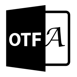 OTFファイル形式無料アイコン