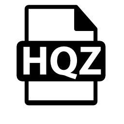 Hqzファイルのフォーマットシンボル無料アイコン
