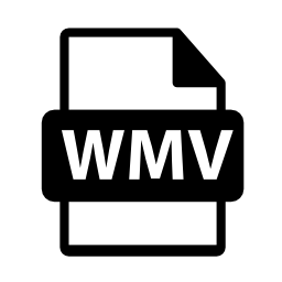 Wmvファイルフォーマットシンボル無料アイコン